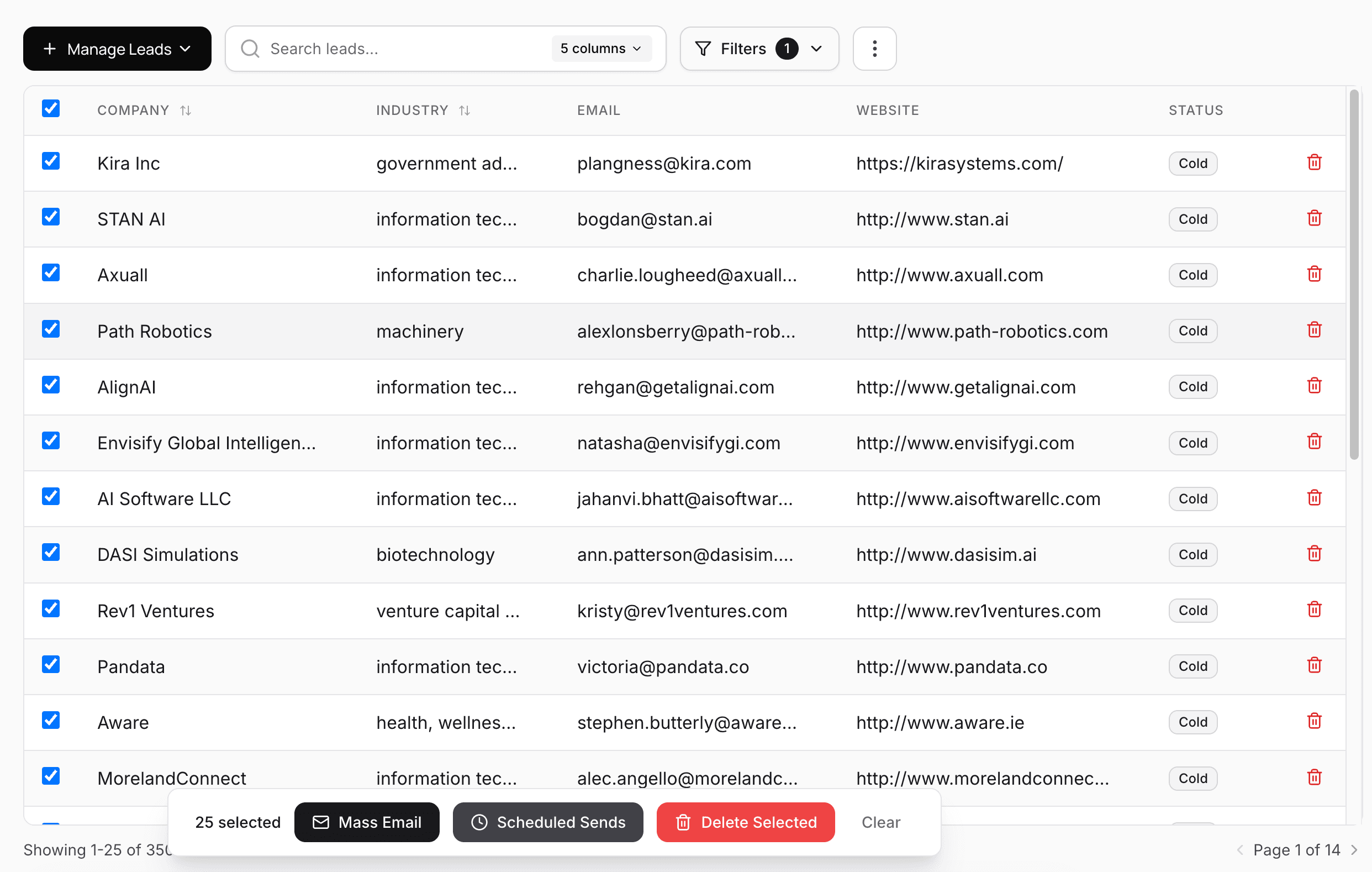 Lead Sourcing & Outbound